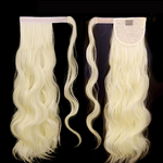 Ponytail - Extension Queue De Cheval Blond Platine Ondulé À Enrouler
