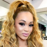 Ponytail Extension Queue De Cheval Boucle Blond Fonce Cordon De Serrage