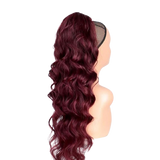 Ponytail Extension Queue De Cheval Boucle Rouge Cordon De Serrage