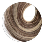 Ponytail - Extension Queue De Cheval Naturelle Lisse Brun Méché À Enrouler