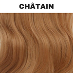 Ponytail - Extension Queue De Cheval Châtain Synthetique Ondulé À Enrouler