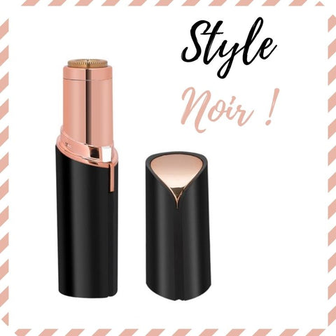 Stylo epilateur sourcil mini noir