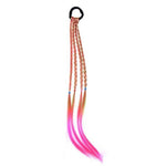 Tresse Africaine Fille - Queue de Cheval Rose Fluo