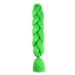 Tresse Africaine Vert Fluo - Mèche Rajout - Jumbo Braid