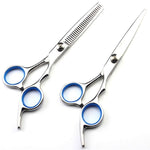 ciseaux de coiffure japonais bleu