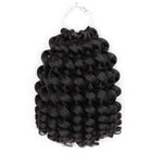 curly afro crochet braids
