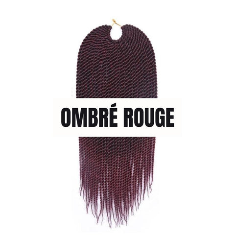Crochet Braid Vanille Ombré Rouge