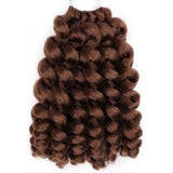 Crochet Braid Afro Brun