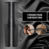 peigne et ciseaux de coiffure