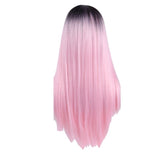 perruque rose bonbon