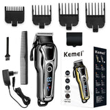 Rasoir électrique cheveux Homme - Barber Chrome LED