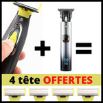 Rasoir Électrique & Tondeuse = 4 Têtes OFFERTES