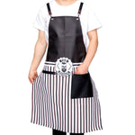 Tablier barbier cuir